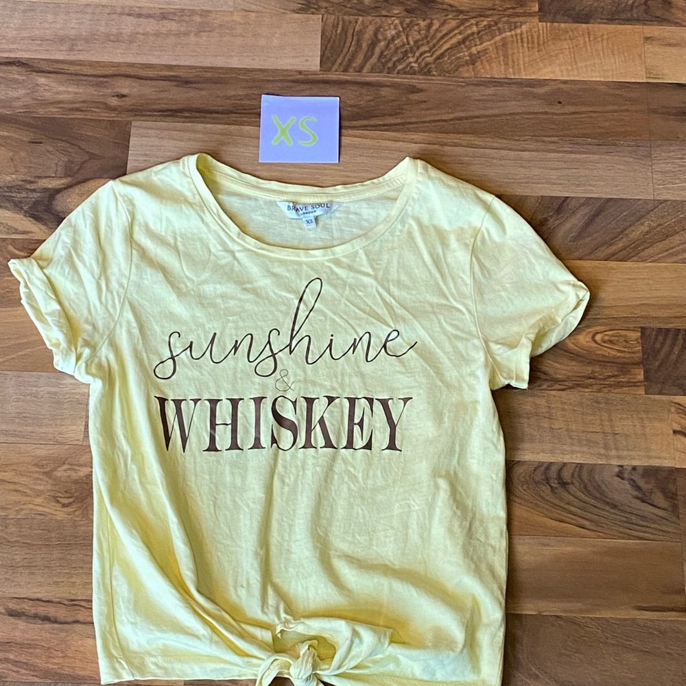 XS shirt. Sunshine & whiskey